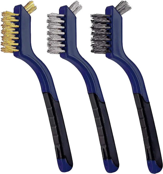 JOGO ESCOVA AÇO LATÃO NYLON DUPLA FACE